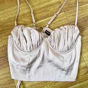 Scallop Crop Top